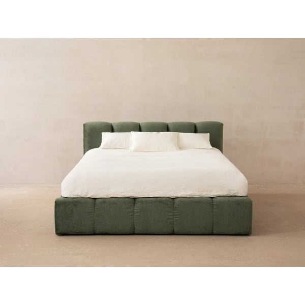 Roheline kaheinimesevoodi koos panipaigaga 180x200 cm Lupine - Micadoni Home-image-4