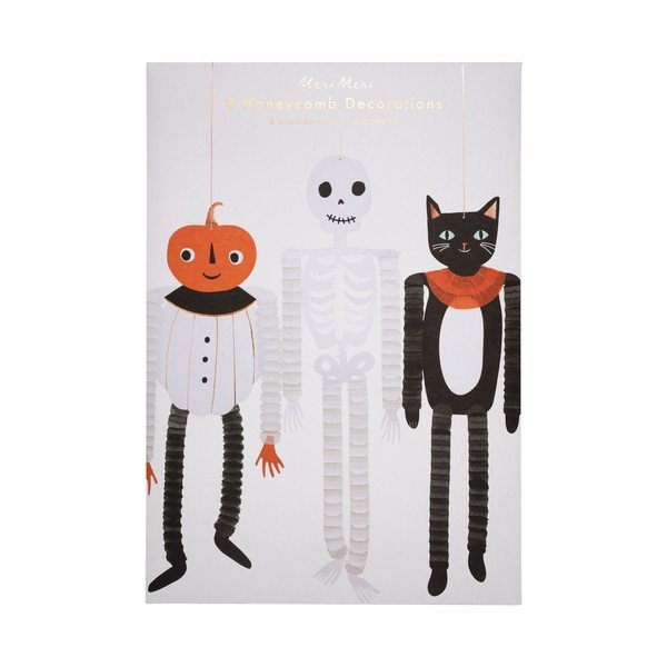 Halloweeni kaunistused komplektis 3 Halloween - Meri Meri-image-2