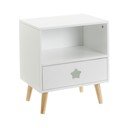 Valge laste öökapp - Casa Selección