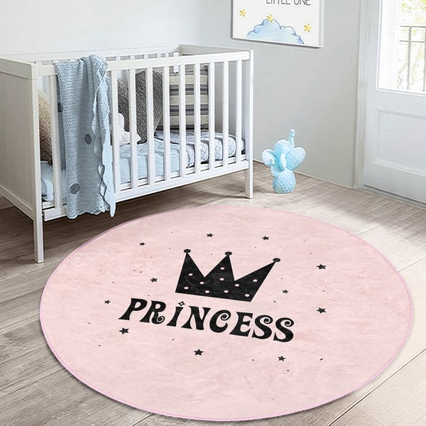 Roosa laste vaip ø 120 cm Comfort - Mila Home-image-2