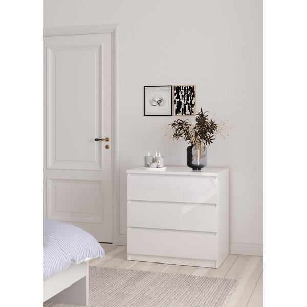 Valge kummut 77x76x50 cm Naia - Tvilum-image-1