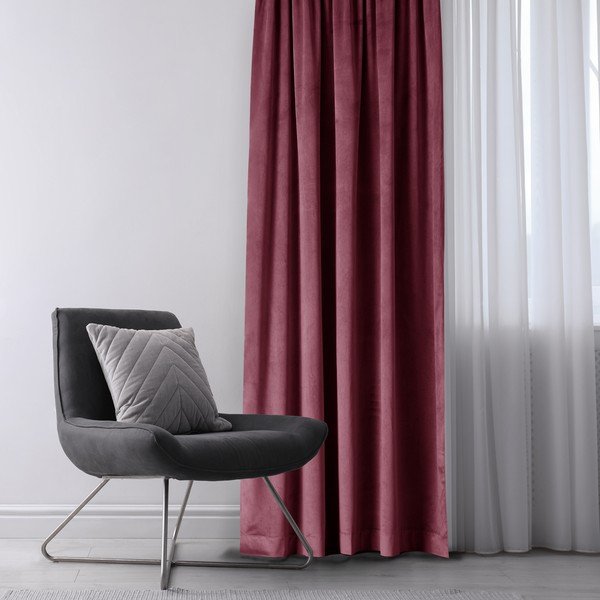Punane kardin Velvet, 140 × 270 cm – AmeliaHome-image-1