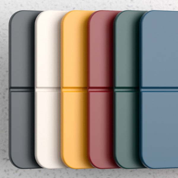 Tumeroheline-pruun koridorikomplekt tamme dekoratsiooniga One More Look - UMAGE-image-1