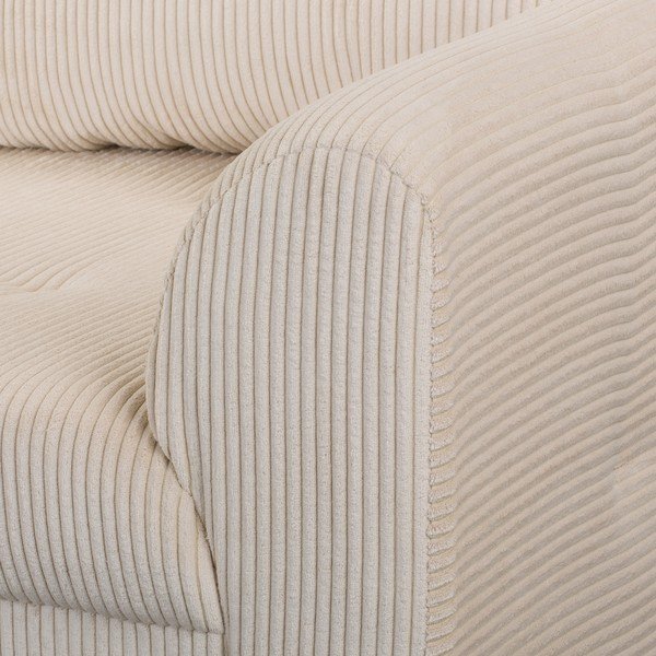 Kreem velvetist nurgadiivan (vasak nurk) Lincoln - Ropez-image-1