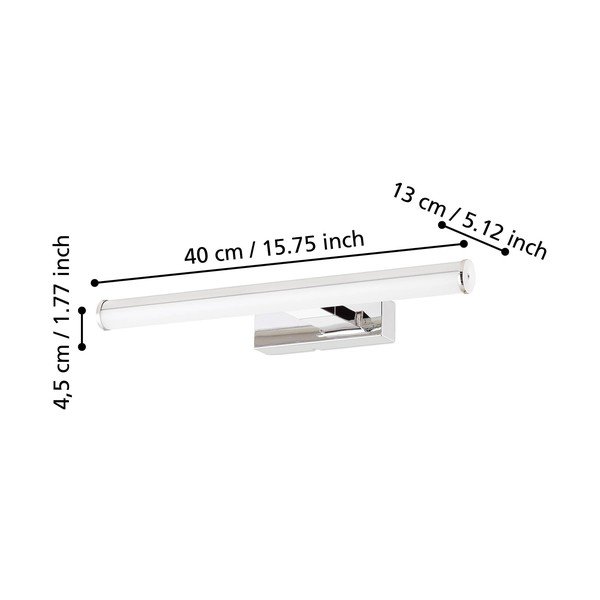 Hõbedane LED seinavalgusti VADUMI - EGLO-image-2