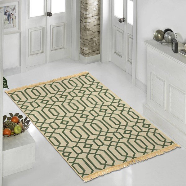 Zelený koberec Ya Rugs Kenar, 60 x 90 cm-image-2