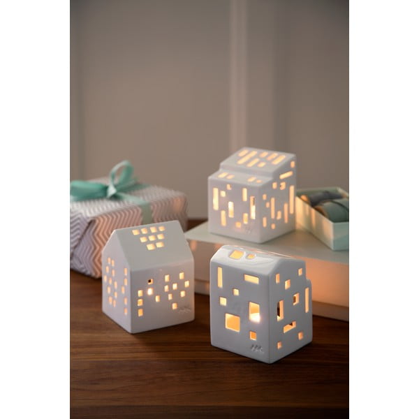 Valge keraamiline küünlajalg Urbania Lighthouse Functio - Kähler Design-image-2