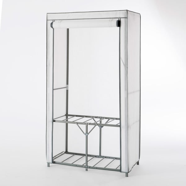Bílá textilní šatní skříň Compactor Wardrobe Organized-image-2
