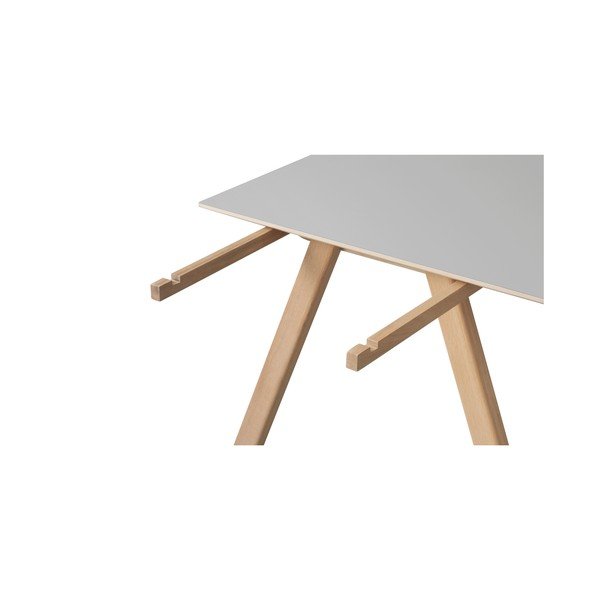 Šedá deska k rozšíření stolu Unique Furniture Bilbao, 45 x 90 cm-image-2