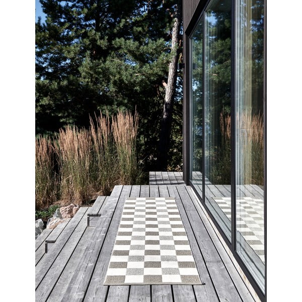 Beež-kreem sise/välisvaip 70x300 cm Pix Dark Linen – Pappelina-image-4