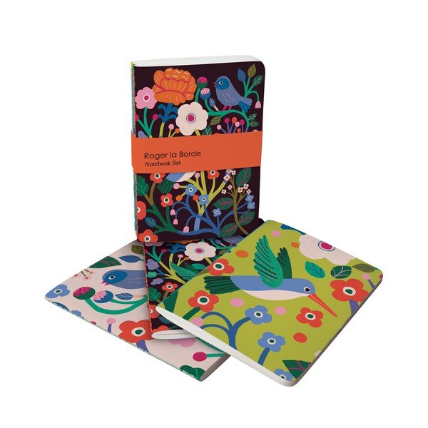 Märkmikud 64 lehekülge A6 formaadis 3 tk Birdsong - Roger la Borde-image-3