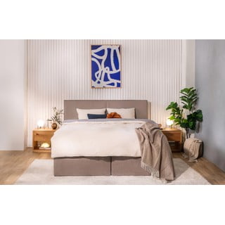 Taupe vedruvoodi 180x200cm Olia Bold - Bonami Selection