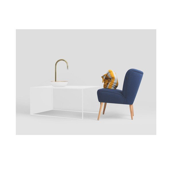 Valge metallist diivanilaud 60x100 cm 2Wall - CustomForm-image-1