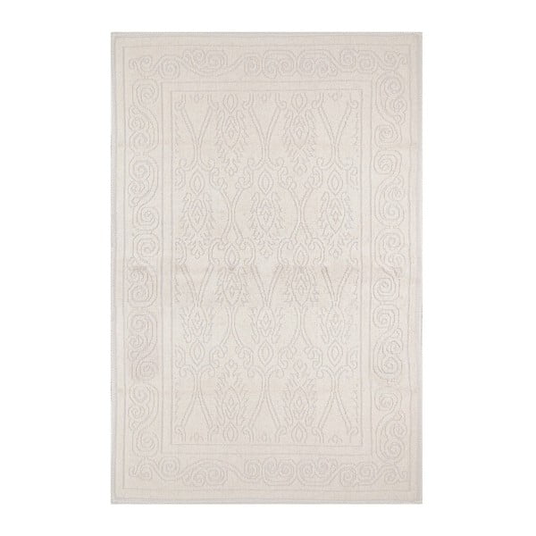 Krémový koberec s příměsí bavlny Ottoman Cream, 100 x 150 cm