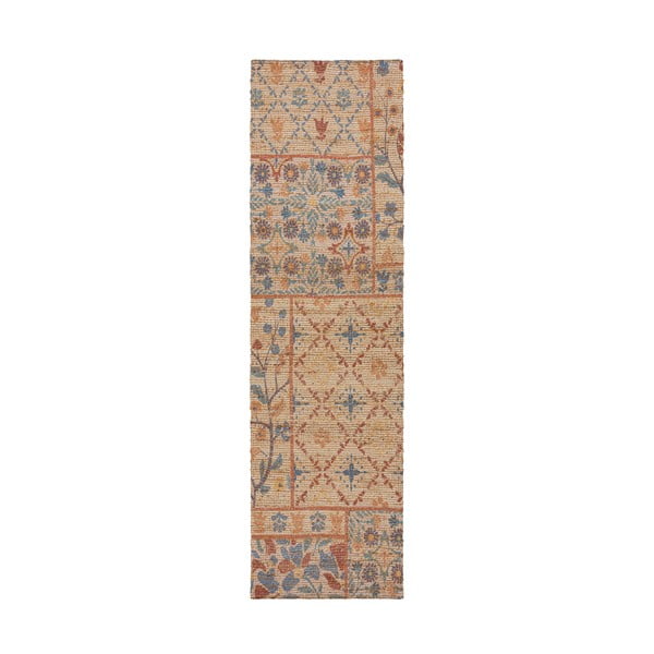 Käsitsi kootud džuudist koridorivaip 60x230 cm Taylor Patchwork - Flair Rugs