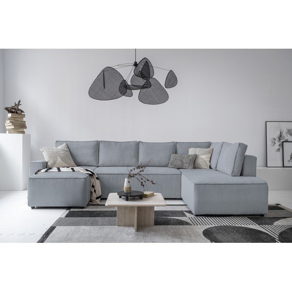 Helehall velvetist diivanvoodi Brave Dave - Miuform-image-1