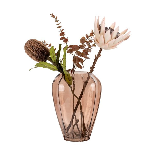 Pruun klaasist vaas (kõrgus 29 cm) - House Nordic-image-3