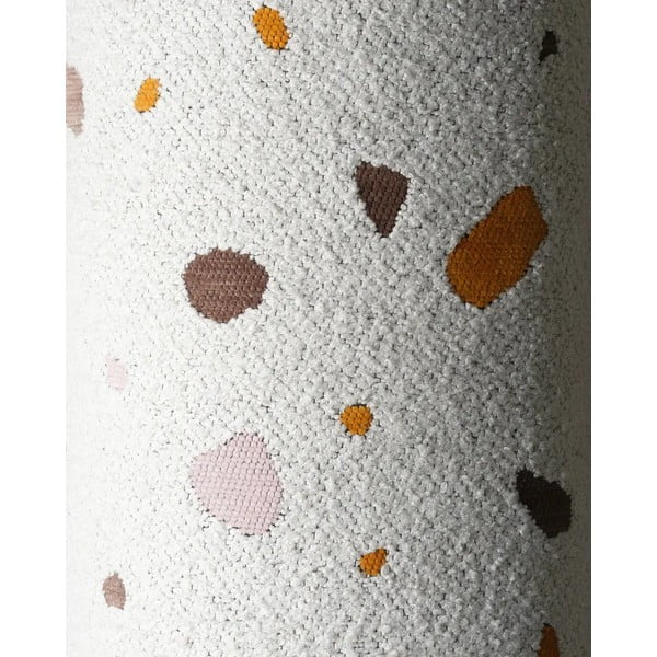 Kreem buklee/šenillkangast laste diivanipadi Terrazzo Bolster - Wigiwama-image-1