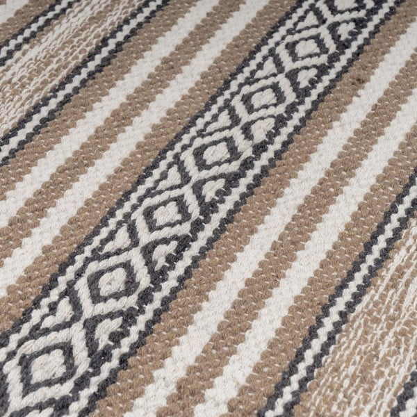 Beež pestav puuvillane vaip 60x90 cm - Casa Selección-image-1