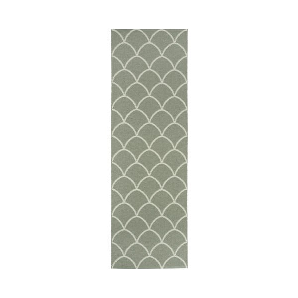 Roheline sise/välisvaip 70x225 cm Kotte Army Sage – Pappelina-image-4