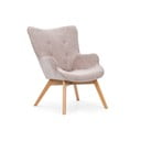 Heleroosa velvetist tugitool Niko - Ropez