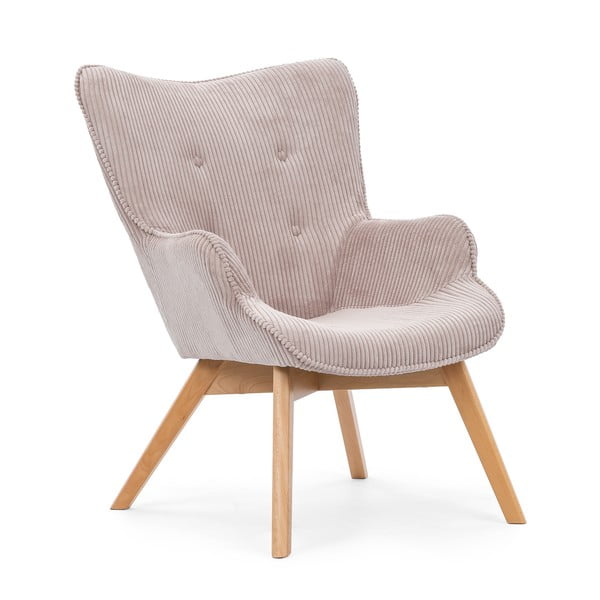 Heleroosa velvetist tugitool Niko - Ropez