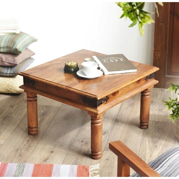 Konferenční stolek z palisandrového dřeva Massive Home Nicco, 45 x 45 cm