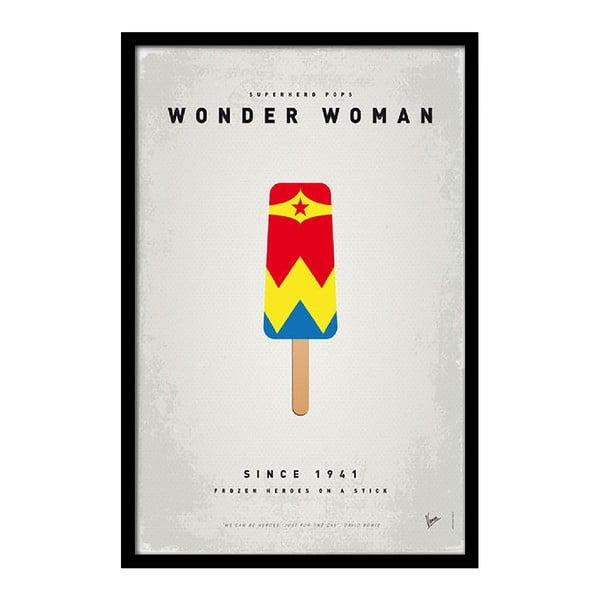 Plakát Wonder Woman, 35x30 cm