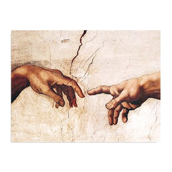 Seinareproduktsioon lõuendil Michelangelo, 40 x 30 cm Michelangelo Buonarroti - Wallity