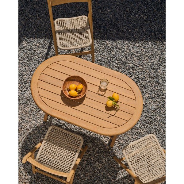 Akaatsiapuidust aia söögilaud 70x120 cm Dandara - Kave Home-image-2