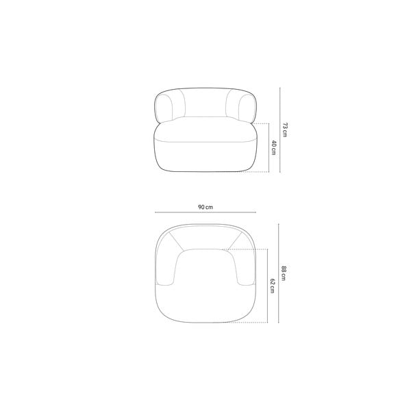 Beež bukleekangast tugitool Jenny - Micadoni Home-image-4