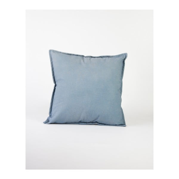 Světle modrý povlak na polštář s příměsí lnu Surdic, 45 x 45 cm