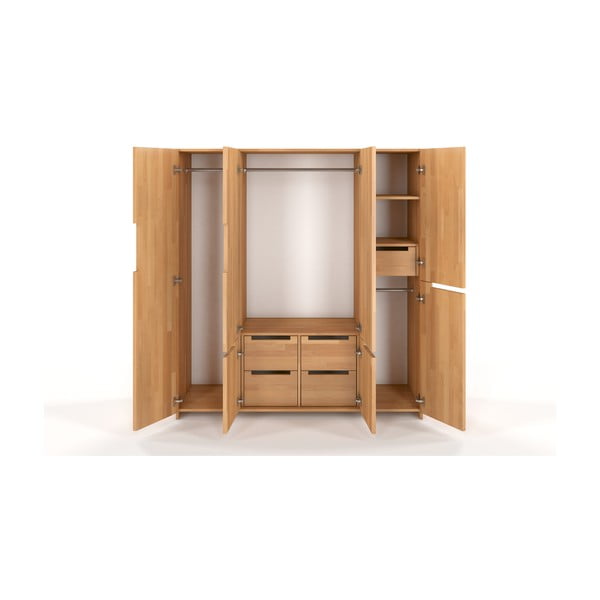 Pöögist riidekapp 170x180 cm Bergman - Skandica-image-2