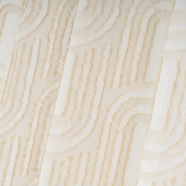 Beež kardin 140x260 cm Relief Arch - Casa Selección-image-3