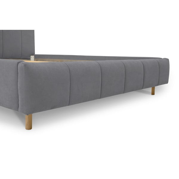 Hall polsterdatud kaheinimesevoodi koos voodipõhjaga 180x200 cm Zee - Scandic-image-4