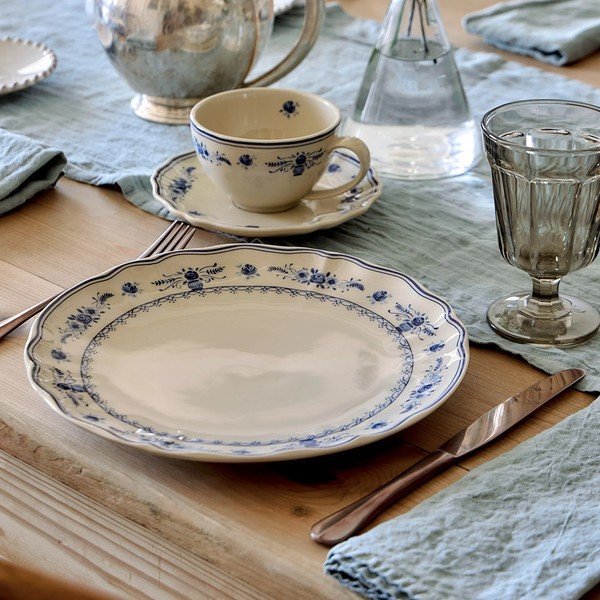 Sinine/beež savitaldrik ø 27 cm Vila - Costa Nova-image-1