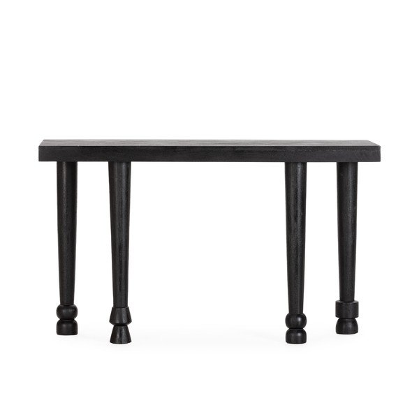 Must mangopuidust konsoollaud 40x130 cm Inaya - MOME