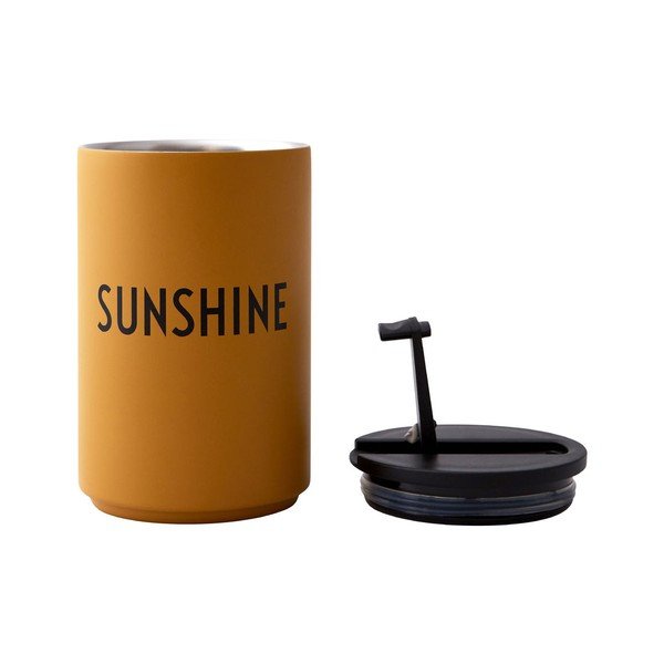 Sinepiga reisikruus, 350 ml Sunshine - Design Letters-image-2