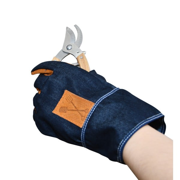 Sinakasoranžid aianduskindad Denim - Esschert Design-image-4