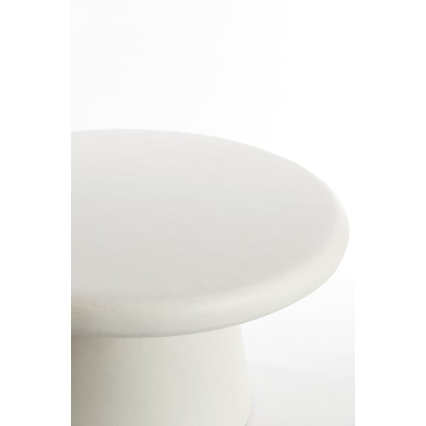 Valge ümmargune diivanilaud ø 70 cm Kulona - Light & Living-image-2