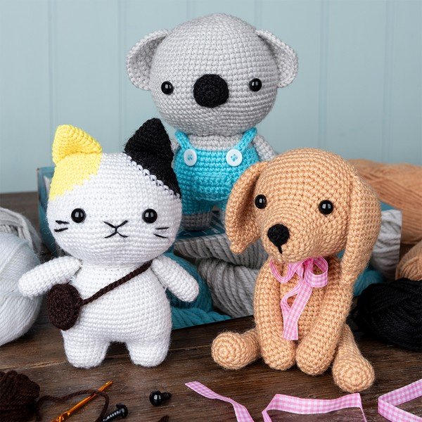 Loominguline komplekt DIY Crochet Cat - Rex London-image-1