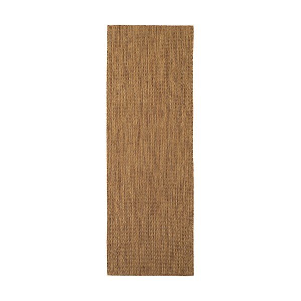 Pruun sise- ja välistingimustes kasutatav jooksja 80x250 cm Mira 1450 - Ayyildiz Carpets
