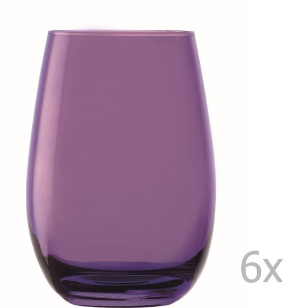 Sada 6 fialových sklenic Stölzle Lausitz Elements, 465 ml