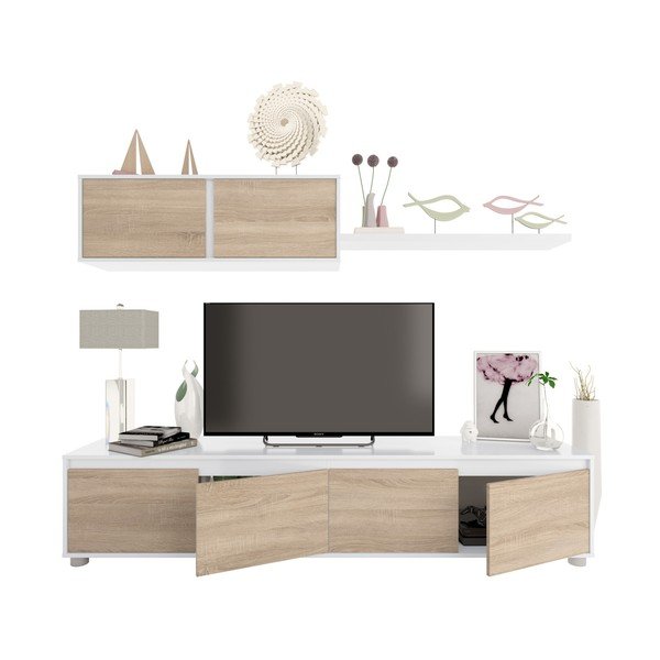 Dřevěná TV sestava Evergreen House Unit
