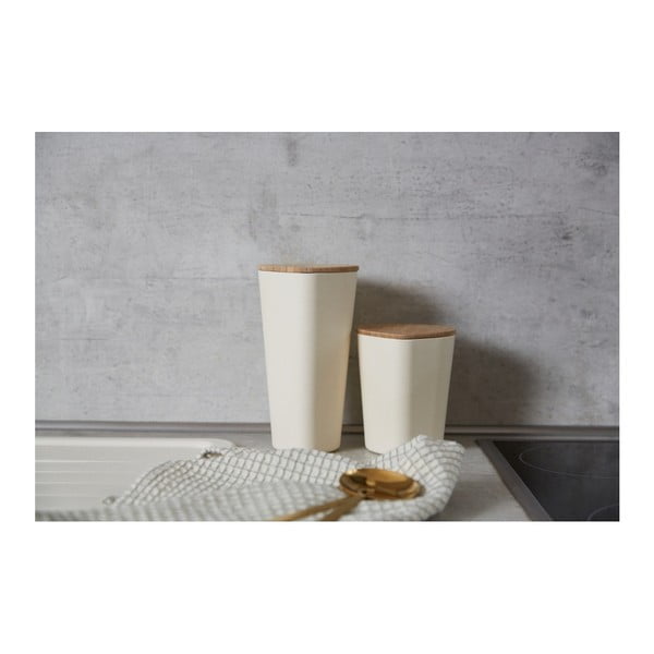 Bambusest kaanega beež hoiukarp , 750 ml Derry - Wenko-image-3