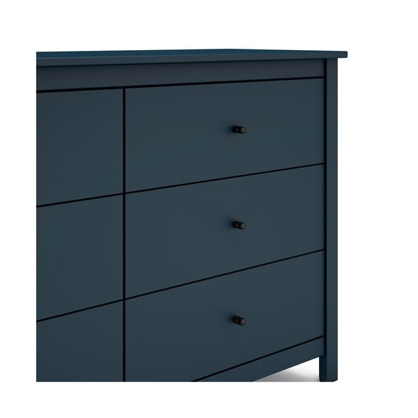 Tumesinine madal kapp männipuidust 130x80 cm Misti - Marckeric-image-4