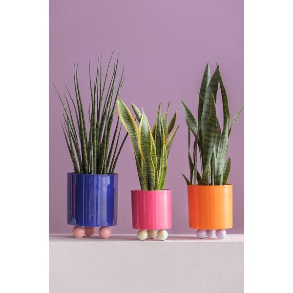 Metallist lillepott ø 18 cm Double Funky – PT LIVING-image-1