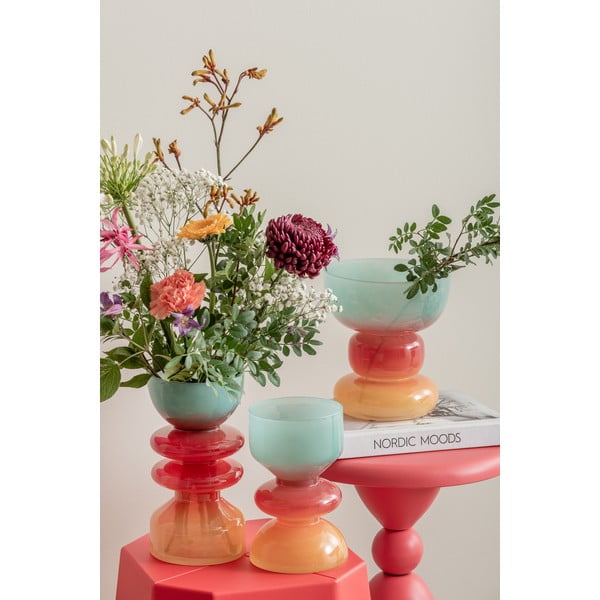 Punane-sinine klaasvaas (kõrgus 20,5 cm) Summer Vibes – PT LIVING-image-1