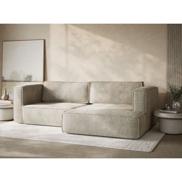 Beež šenilldiivanvoodi/panipaigaga nurgadiivan (parem nurk/diivanvoodiga) Velto - Maison de Rêve-image-4