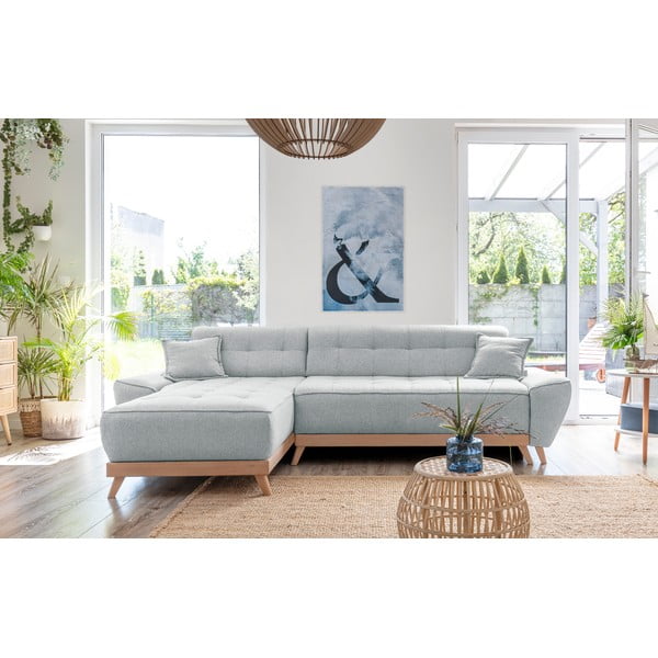 Helehall diivanvoodi muutuv nurgas diivan Dazzling Daisy - Miuform-image-1